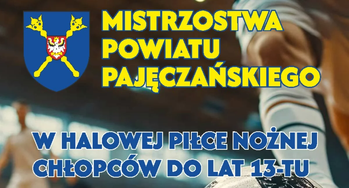 piłka nożna, Mistrzostwa Powiatu Pajęczańskiego halowej piłce nożnej turniej Puchar Starosty Kiełczygłowie - zdjęcie, fotografia
