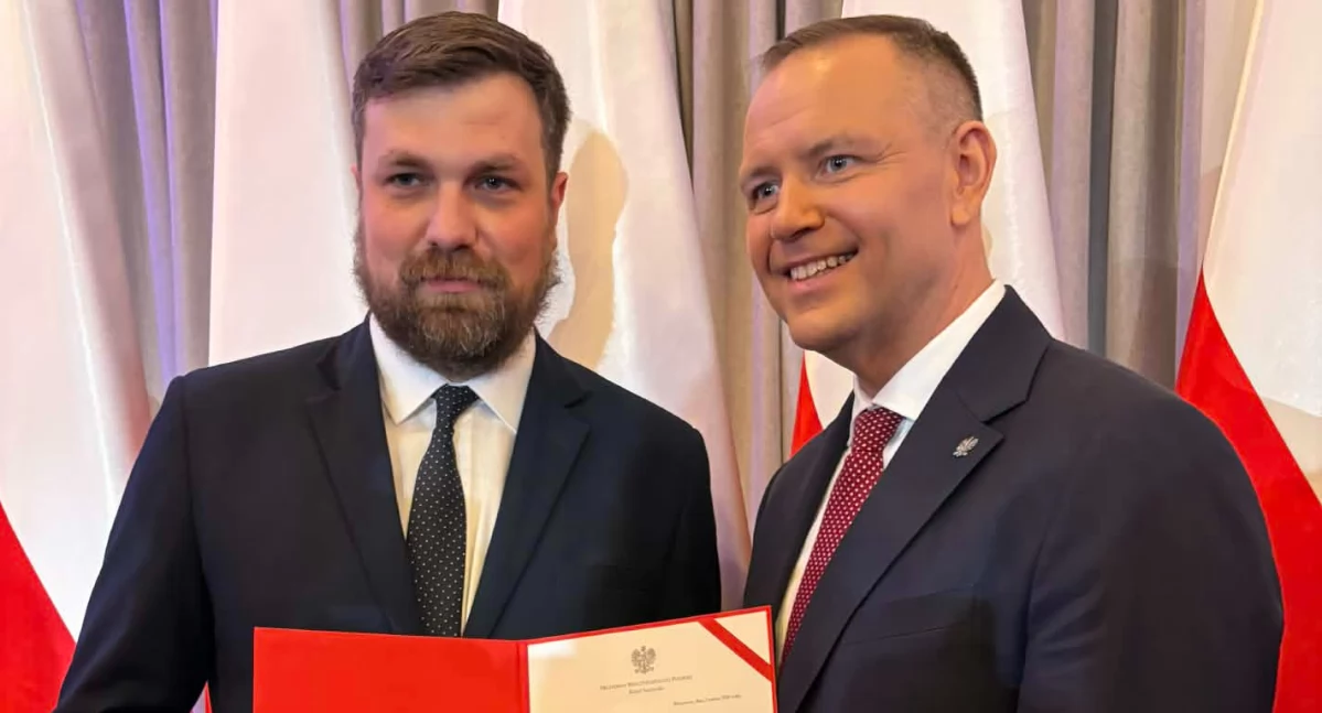 Krzysztof Dziuba odebrał nominację bezpośrednio z rąk głowy państwa - prezydenta RP Karola Nawrockiego / fot.: kulisy.net