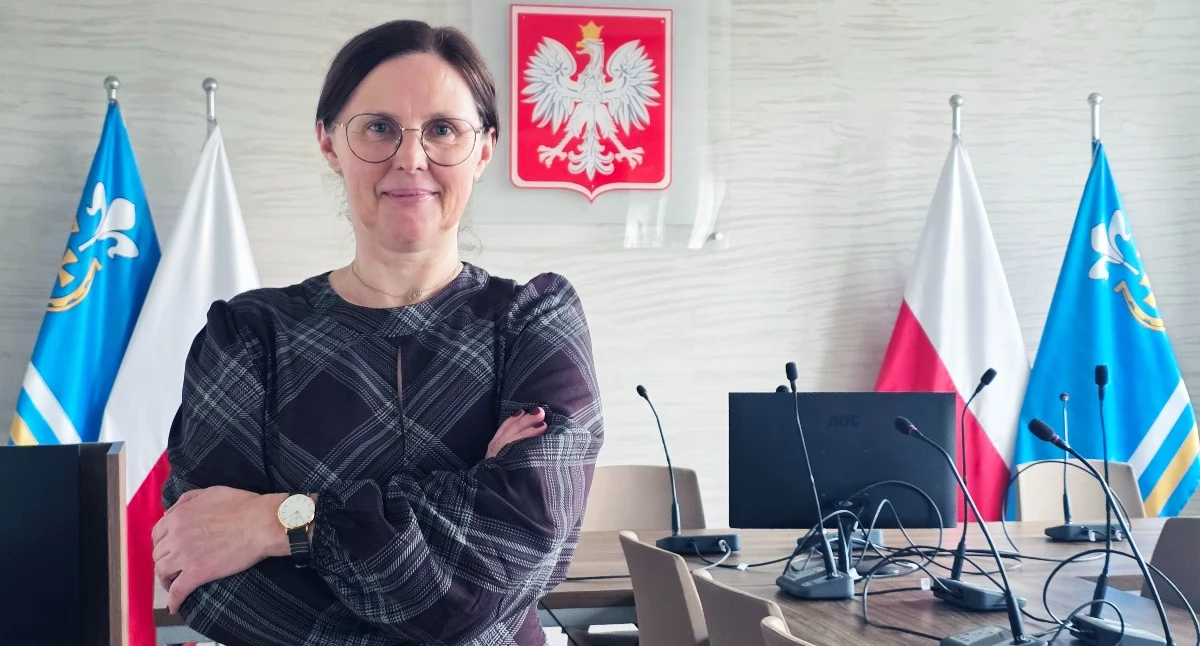 Na zdjęciach Agnieszka Maciaszek, przewodnicząca Rady Gminy w Sulmierzycach oraz były już szef rady Tadeusz Kruszyński / fot.: Sławomir Rajch