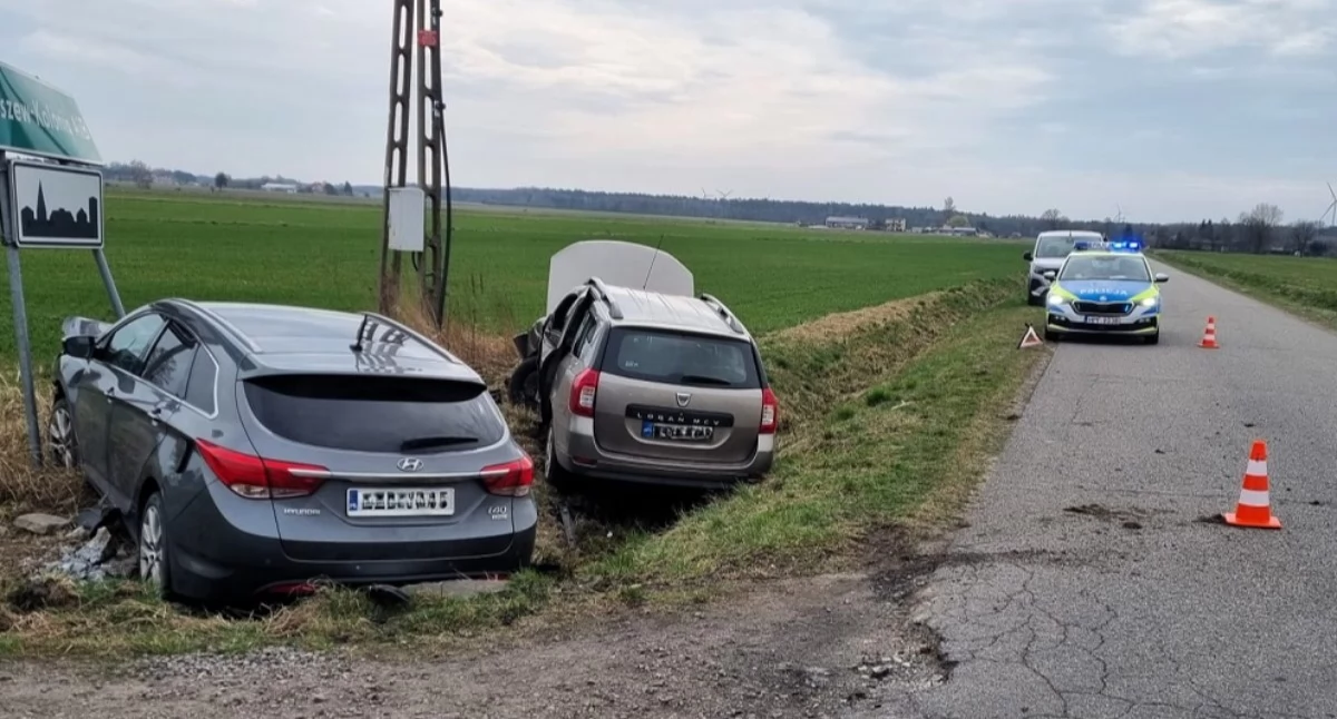 Na zdjęciu miejsce wypadku / Fot. KPP Zduńska Wola