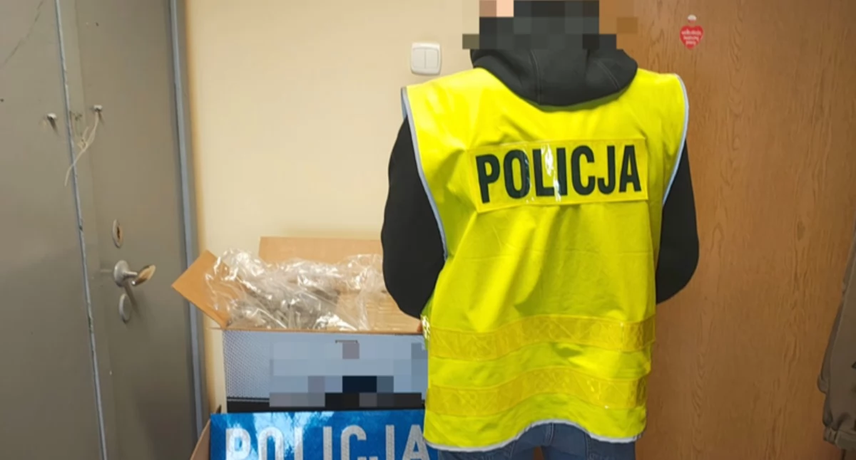 Na zdjęciu zatrzymany towar przez kutnowskich policjantów / Fot. KPP Kutno