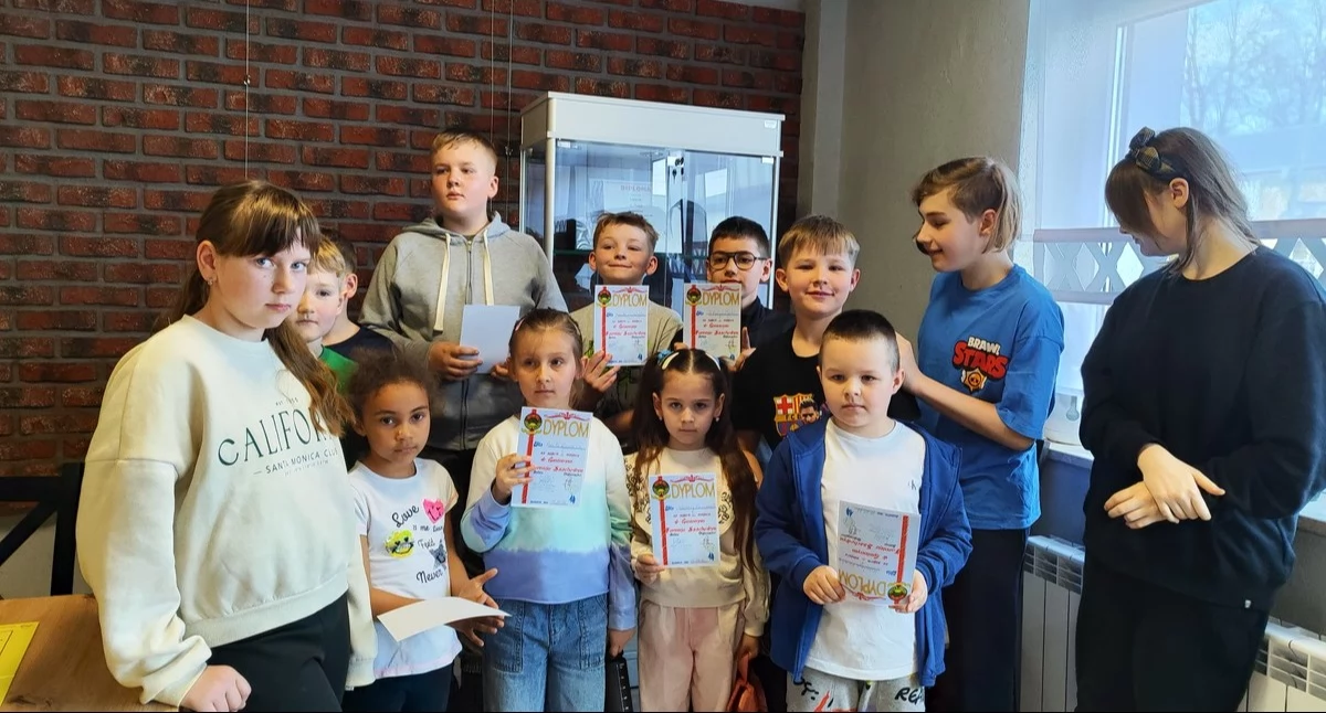 Zdjęcie z Gminnego Turnieju Szachowego w Lututowie/fot.: Wacław Zabłocki
