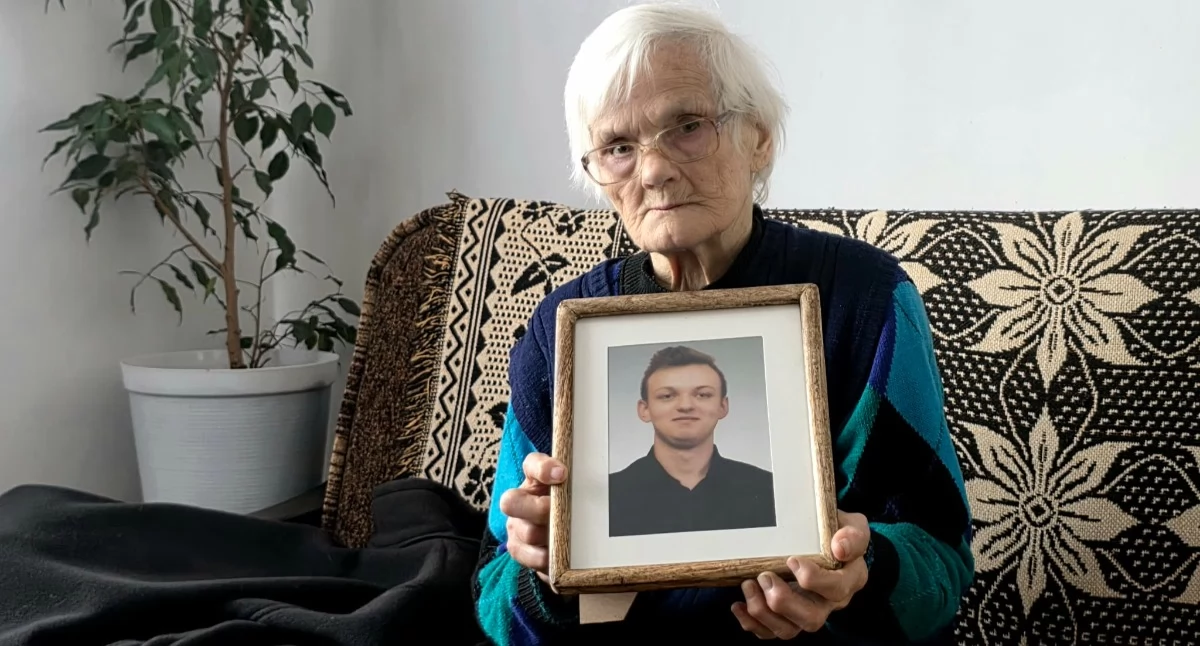 Na zdjęciu Cecylia Pawełoszek. 94-letnia prababcia tragicznie zmarłego Damiana Pawełoszka z Rząśni / fot.: Sławomir Rajch