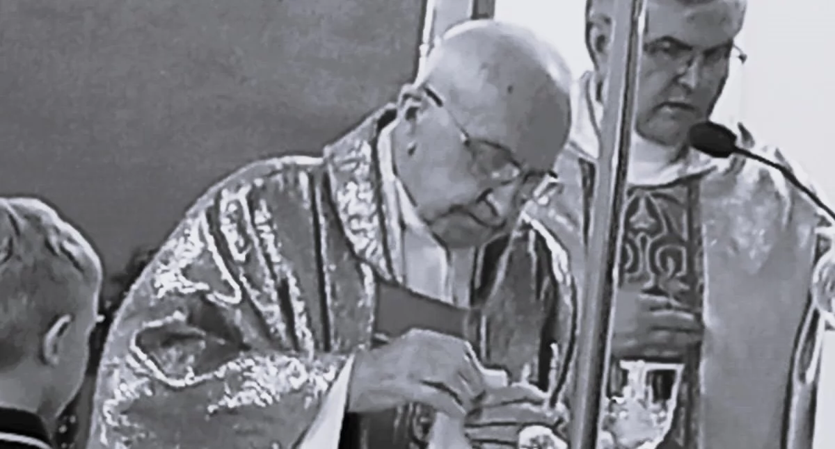 Na zdjęciu śp. ks. Jan Sobczyński/fot.: Parafia p.w. Nawiedzenia Najświętszej Maryi Panny w Wieruszowie