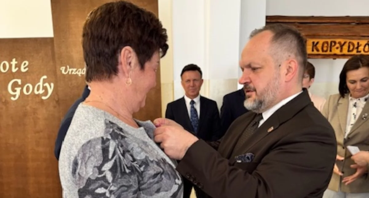 Zdjęcie ze Złotych Godów w gminie Biała/fot.: Powiat Wieluński