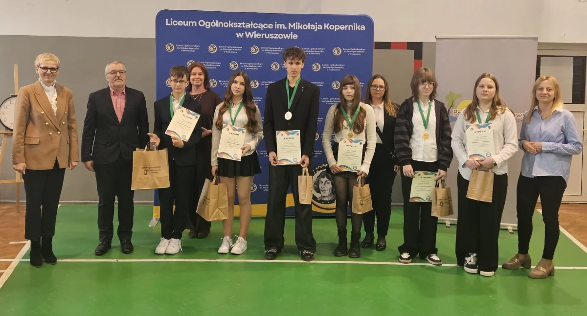 Na zdjęciu laureaci konkursu / Fot. Facebook / Szkoła Podstawowa im. Królowej Jadwigi w Pieczyskach