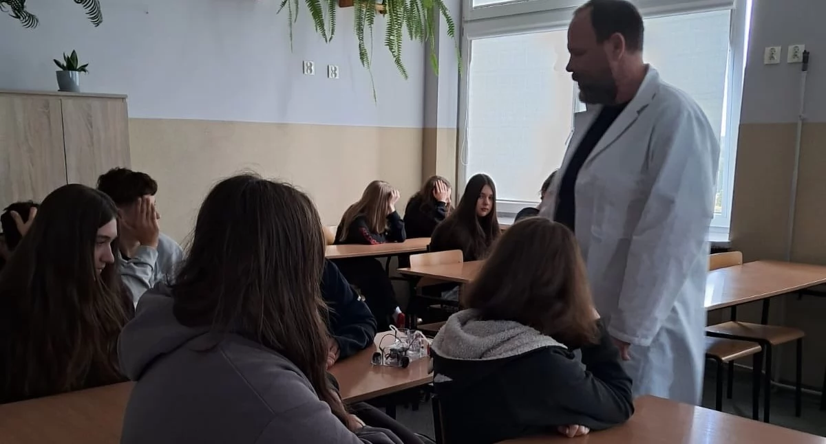 Na zdjęciu fragment zajęć w ramach warsztatów 