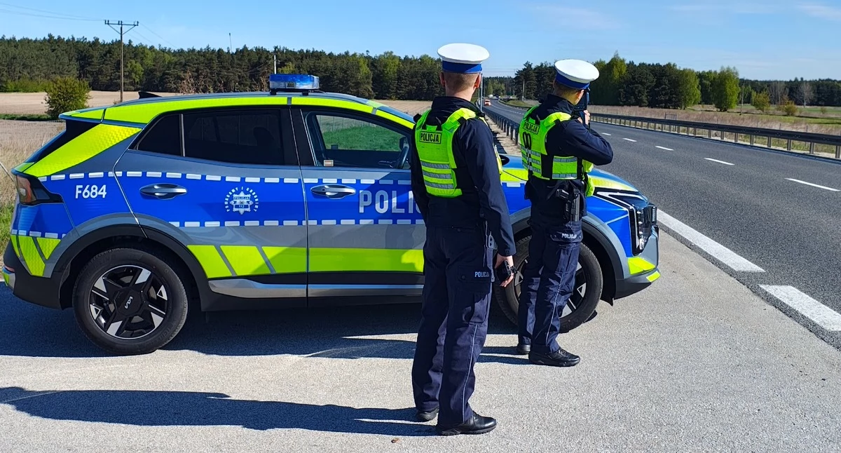 Na zdjęciu wieruszowscy policjanci podczas prowadzonych działań / Fot. KPP Wieruszów
