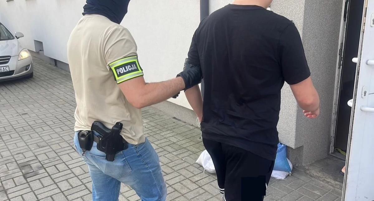 Na zdjęciu zatrzymany 16-latek / Fot. KPP Łęczyca