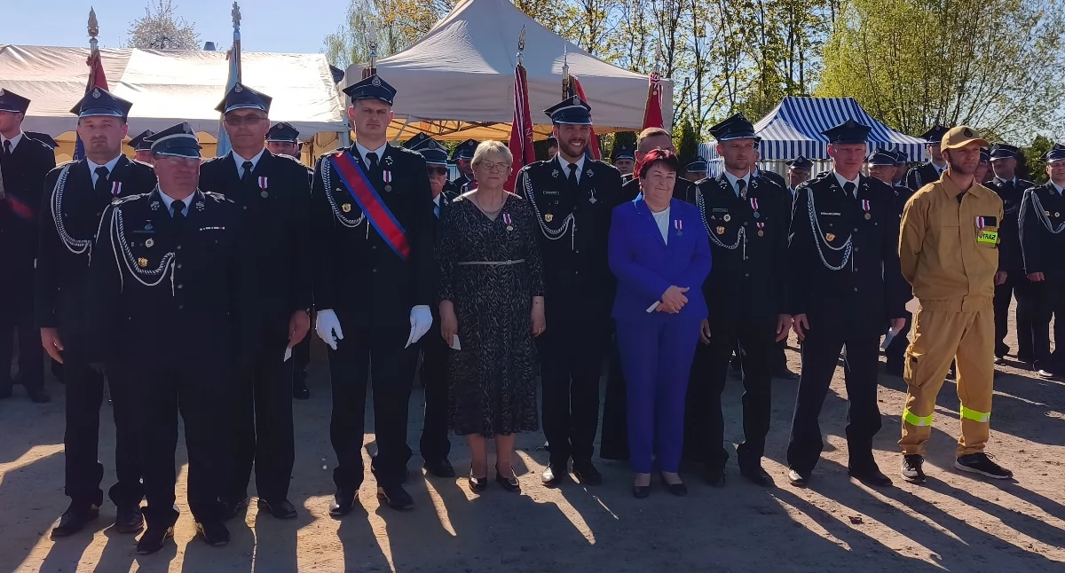 Zdjęcie z uroczystości w OSP Chorzyna/fot.: Iwona Domagała