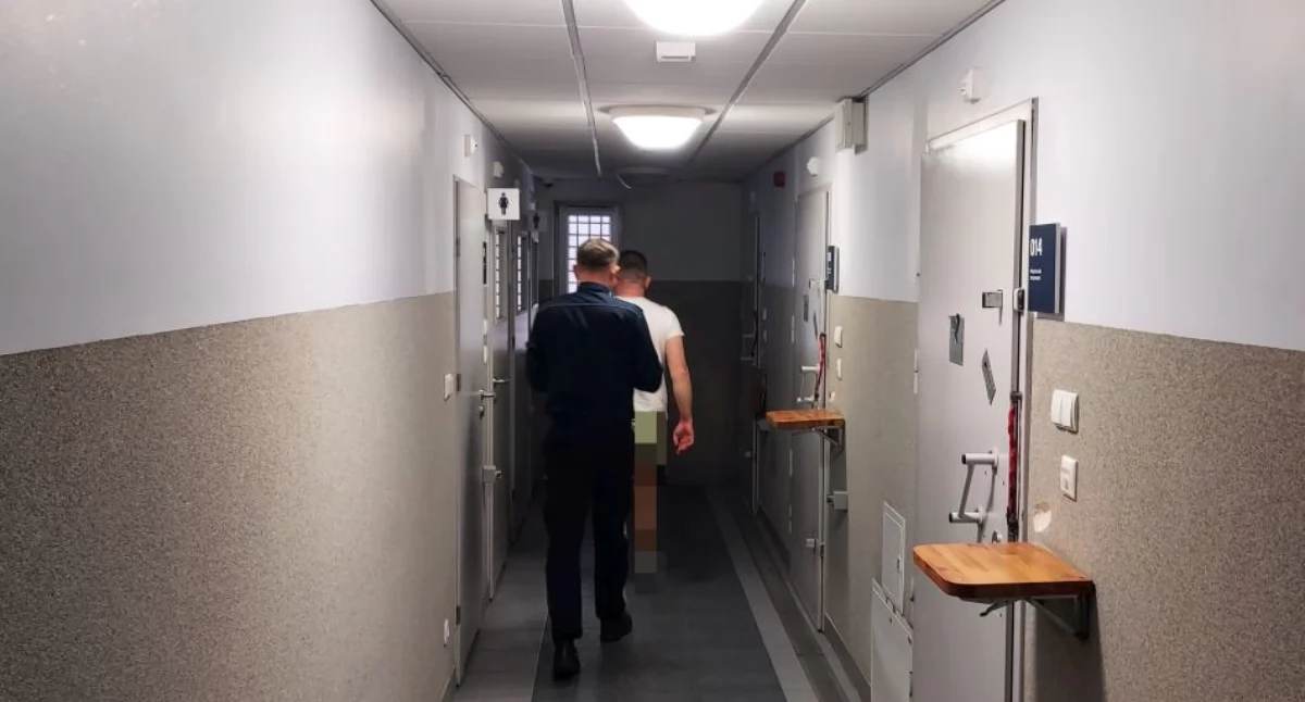 Na zdjęciu zatrzymany 31-latek / Fot. KPP Łódź-Wschód