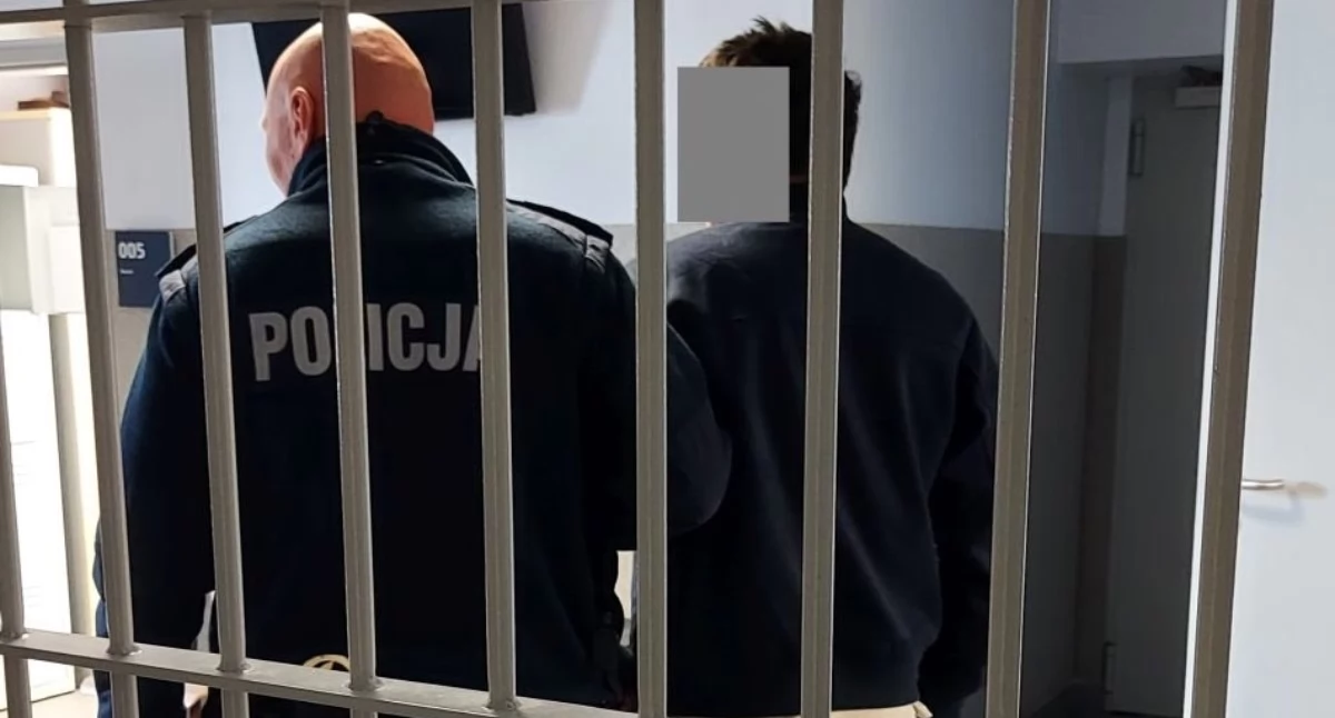 Na zdjęciu zatrzymany 25-latek / Fot. KPP Łódź-Wschód