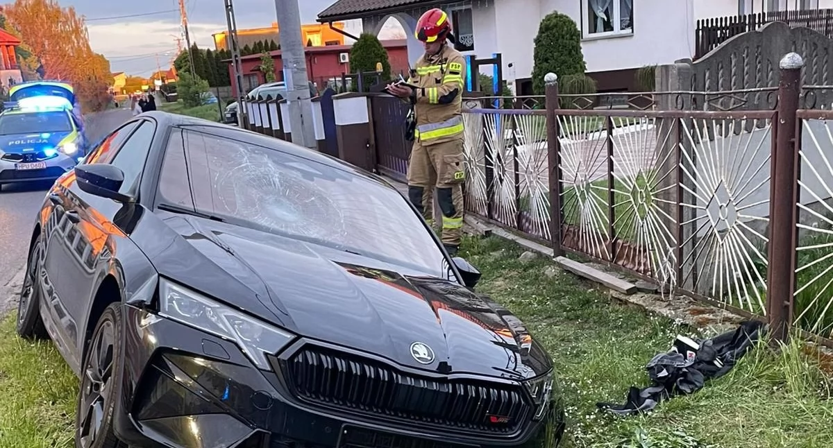 Zdjęcie z miejsca zdarzenia/fot.: OSP Opatów