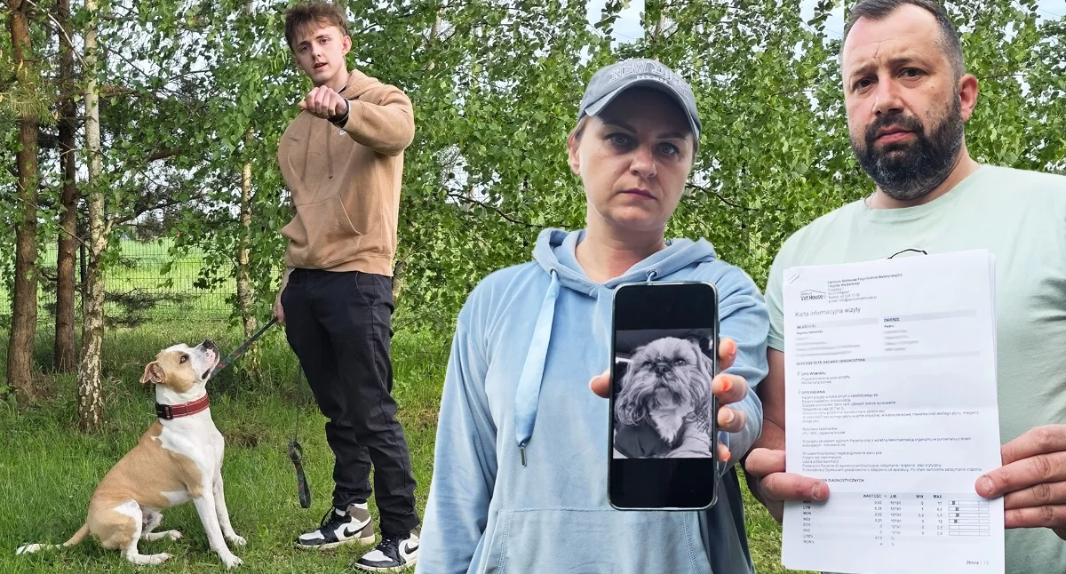 Na zdjęciu właściciele psów z Dworszowic Pakoszowych w gminie Sulmierzyce / fot.: Sławomir Rajch