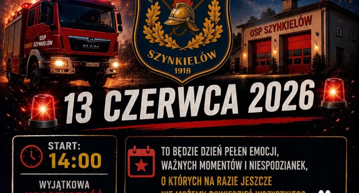 Zdjęcie pokazuje plakat promujący wydarzenie. / zdj.: OSP Szynkielów
