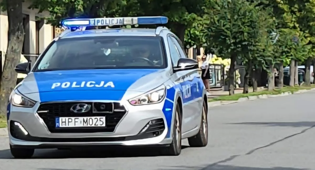 Zdjęcie policji w Wieruszowie / fot.: Sławomir Rajch