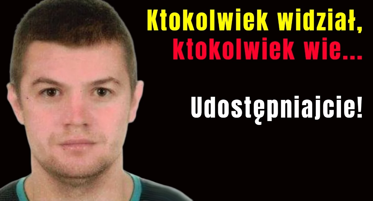 poszukiwani i zaginieni, Zaginął Mariusz Szymanek gminy Masłowice Policja prosi pomoc - zdjęcie, fotografia