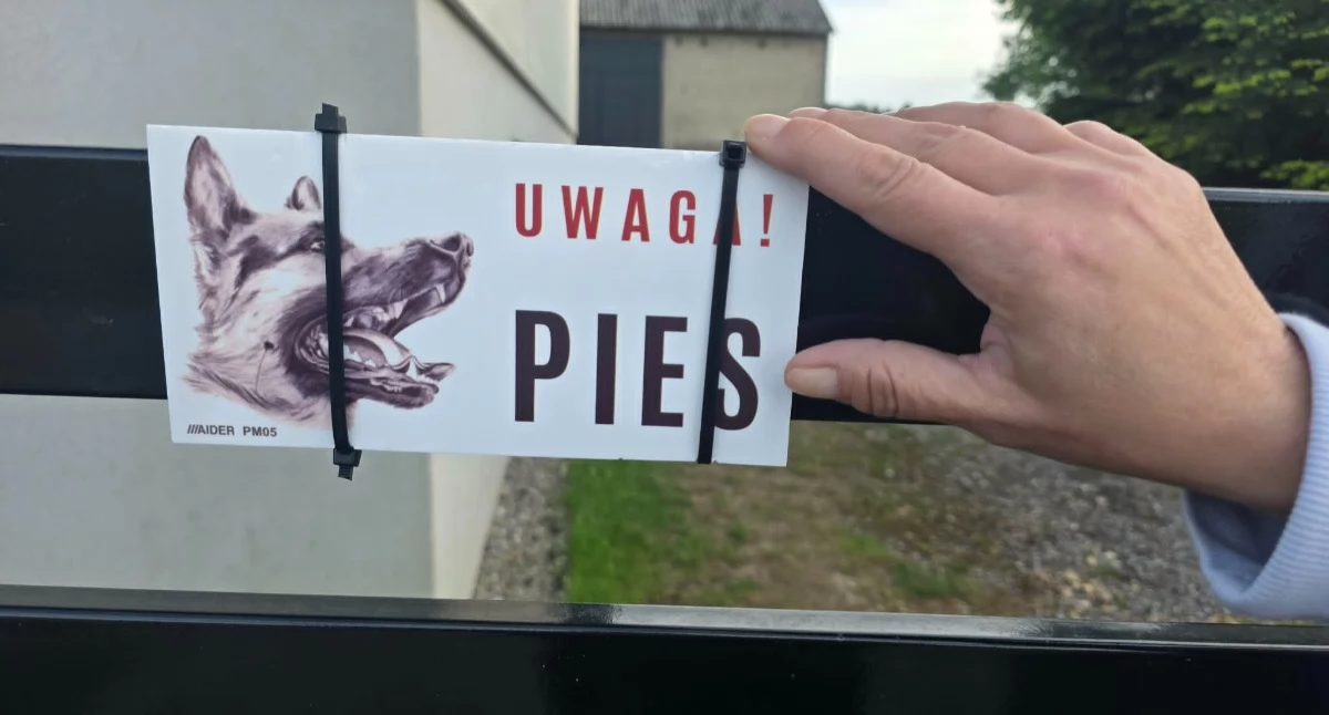 Na zdjęciu miejsce skąd amstaff zaatakował shih tzu w Dworszowicach Pakoszowych / fot.: Sławomir Rajch