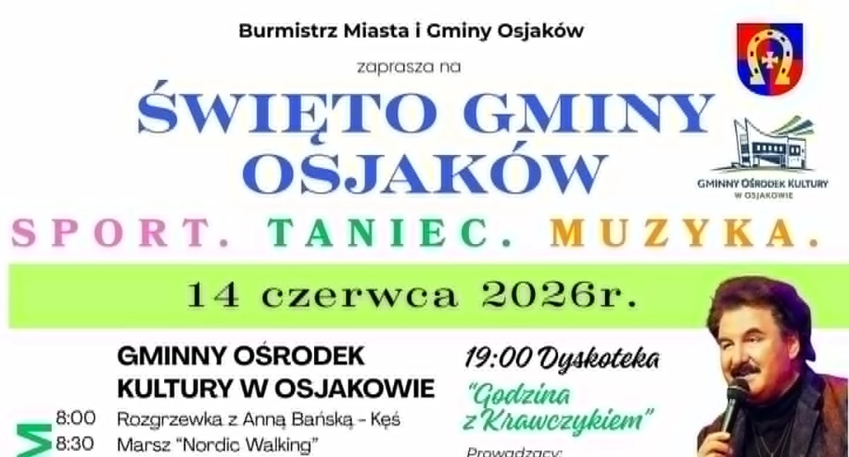 Plakat promujący wydarzenie. / fot.: GOK w Osjakowie