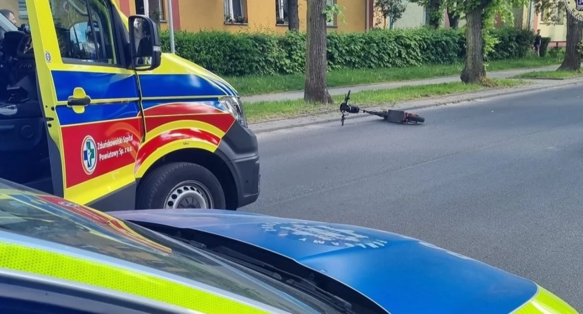 wypadki i kolizje, latkowie jechali jedną hulajnogą Jeden walczy życie poważnym wypadku - zdjęcie, fotografia