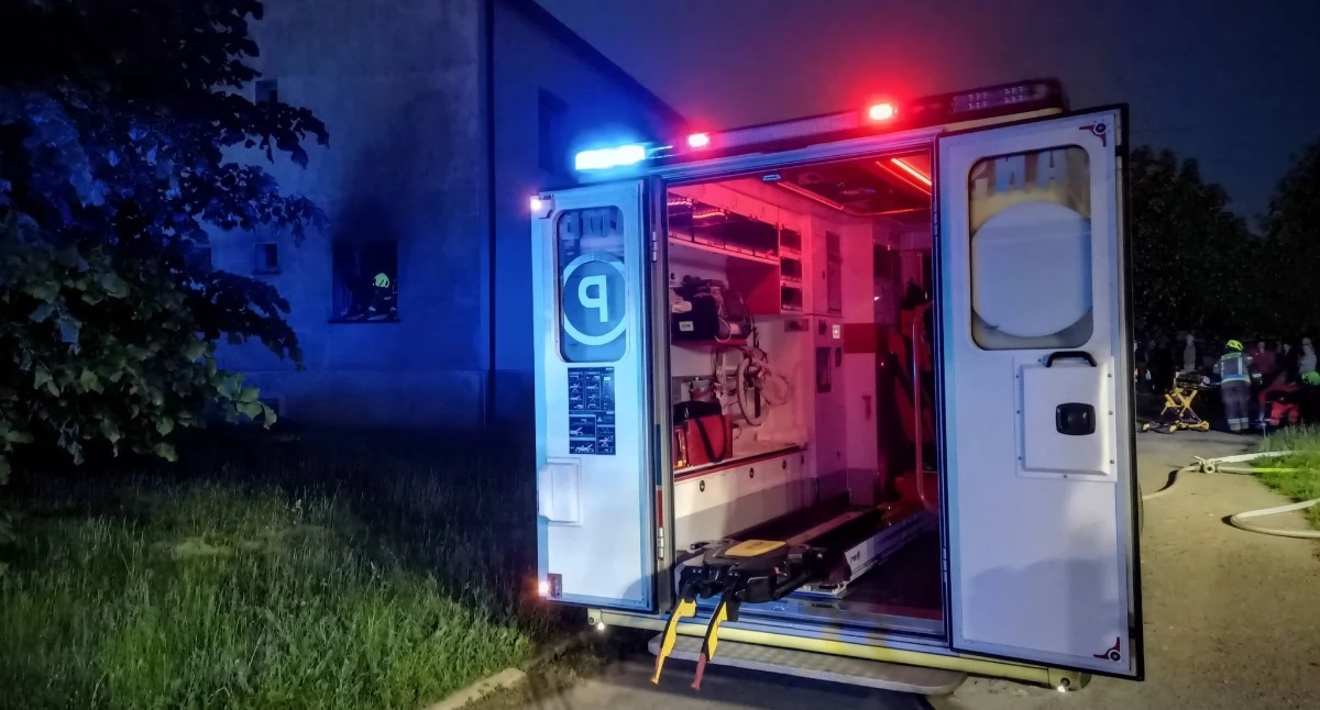 Zdjęcie z miejsca zdarzenia/fot.: OSP w Praszce