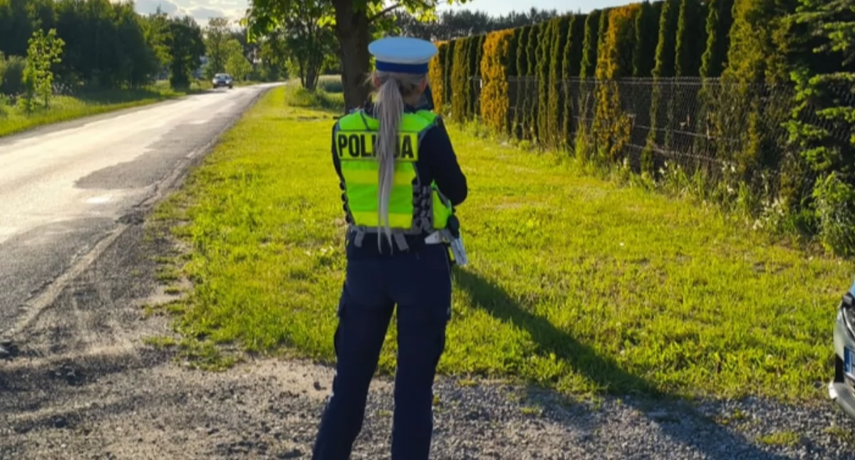 Na zdjęciu policjanci w trakcie działań / Fot. KPP Sieradz 