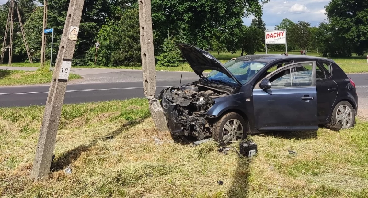 Na zdjęciu miejsce zdarzenia w Kolonii Lgota / Fot. Facebook / OSP KSRG Lgota Wielka