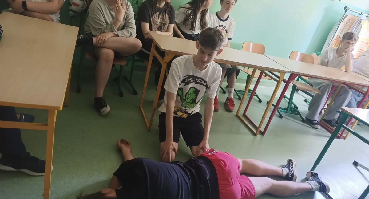 Na zdjęciu fragment prowadzonych zajęć w szkole w Trębaczewie / Fot. Facebook / Zespół Szkolno-Przedszkolny w Trębaczewie