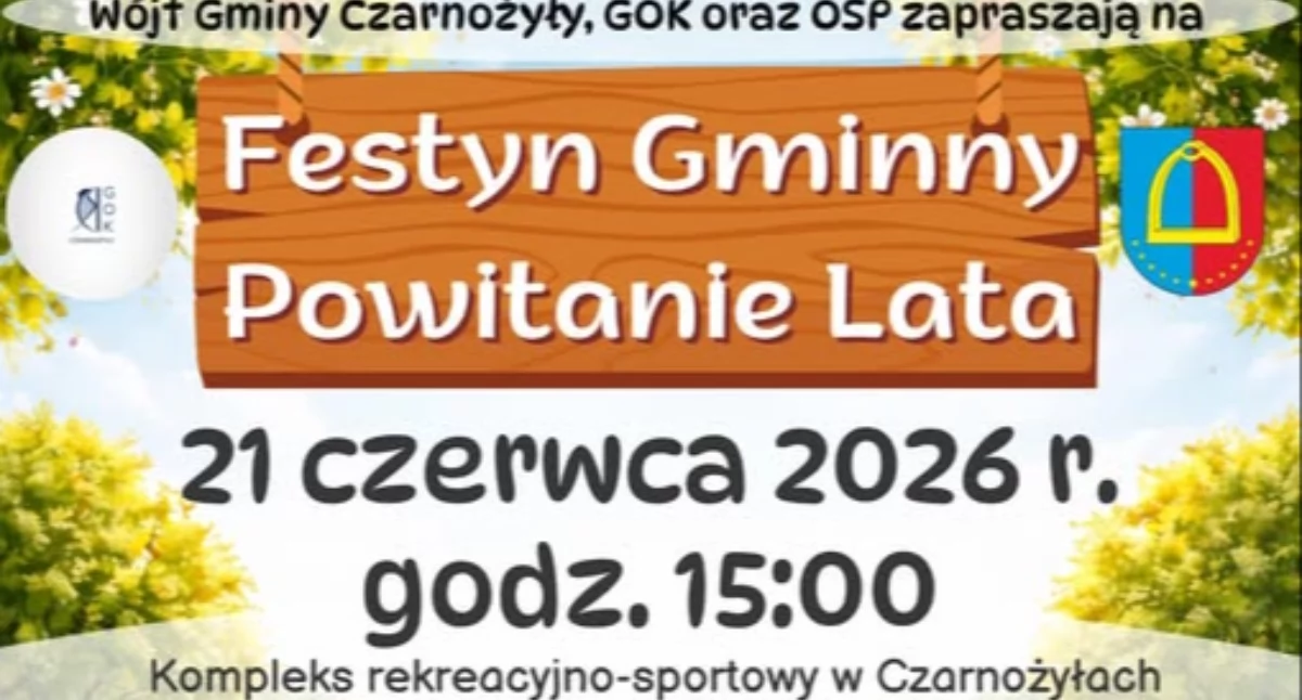 Plakat promujący wydarzenie. / Fot.: GOK Czarnożyły