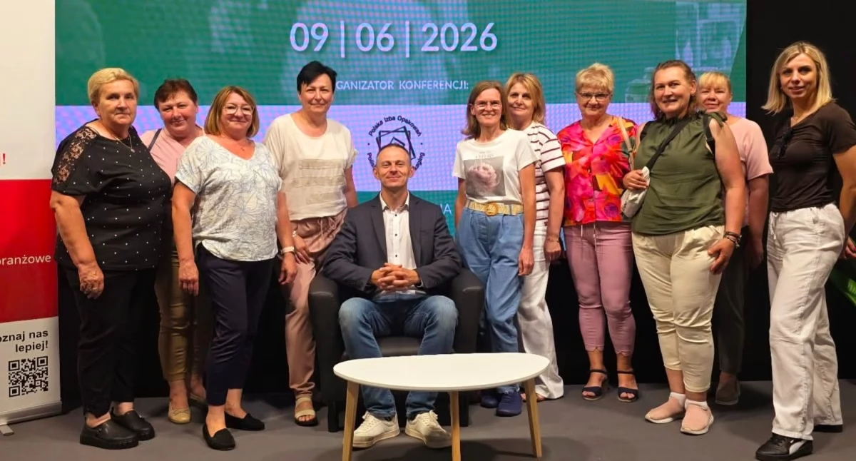 Zdjęcie pokazuje KGW „Wiejska Chata” w Ostrówku na tagrach Warsaw Food Expo 2026. / Fot.: KGW „Wiejska Chata”