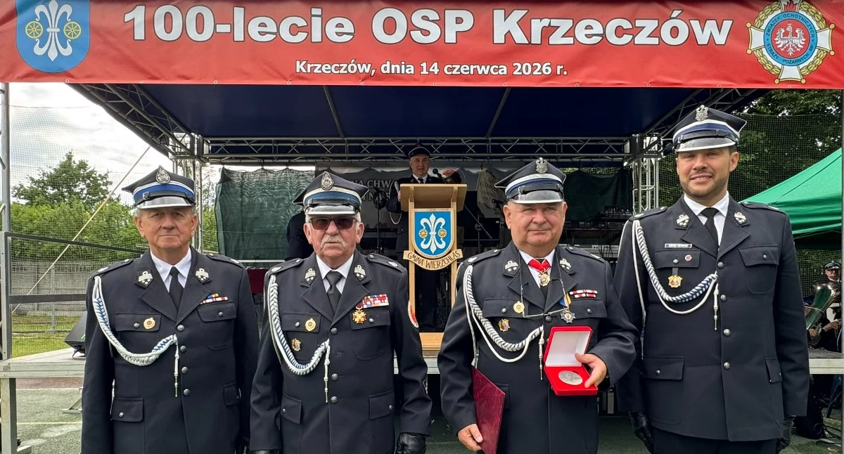 Na zdjęciu jubileusz 100-lecia OSP Krzeczów 2026 / fot.: Sławomir Rajch