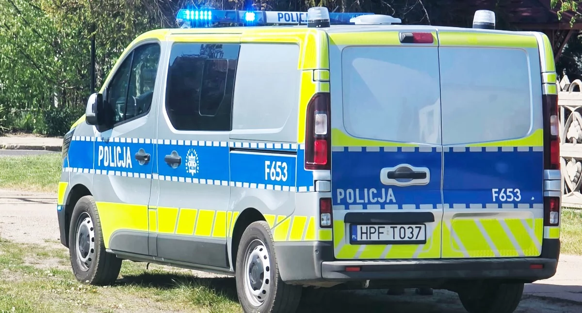 Radiowóz policji w akcji/ fot.: Sławomir Rajch