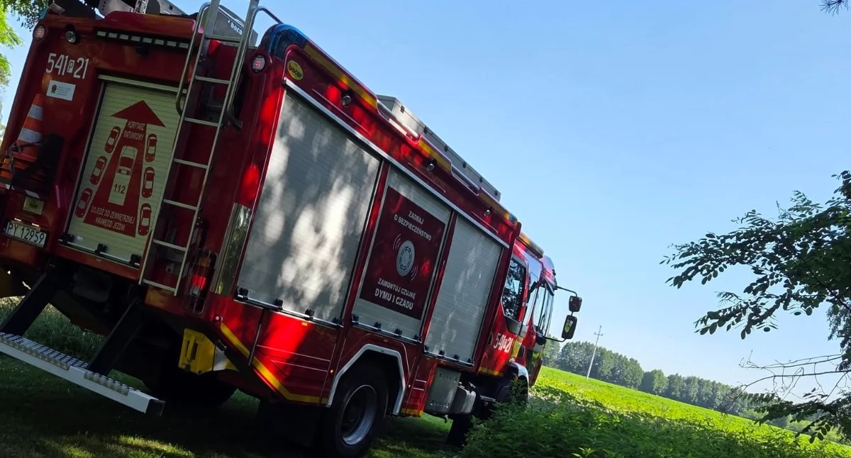 Na zdjęciu fragment działań służb ratowniczych / Fot. Facebook / OSP Wyszanów