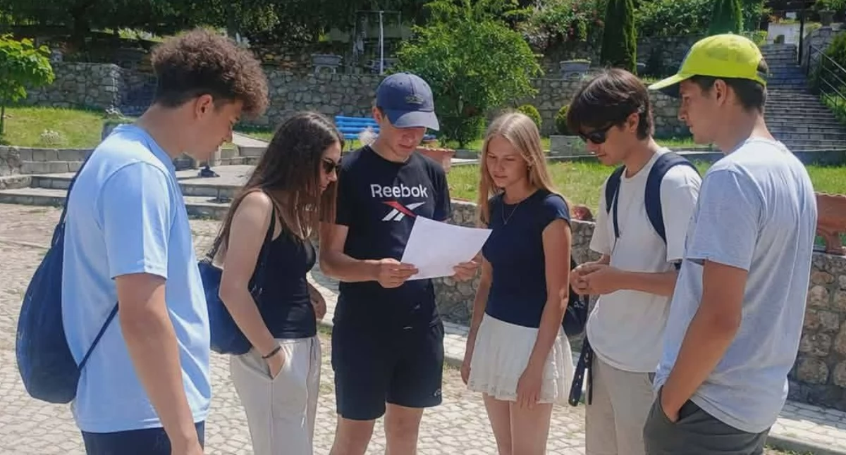 Zdjęcia z pobytu uczniów i nauczycieli z I LO im. Tadeusza Kościuszki w Wieluniu w Macedonii Północnej / fot.: archiwum szkoły