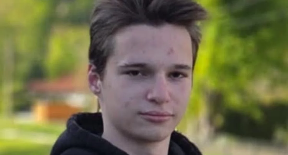 Na zdjęciu zaginiony Filip Wilk / Fot. KPP Pabianice