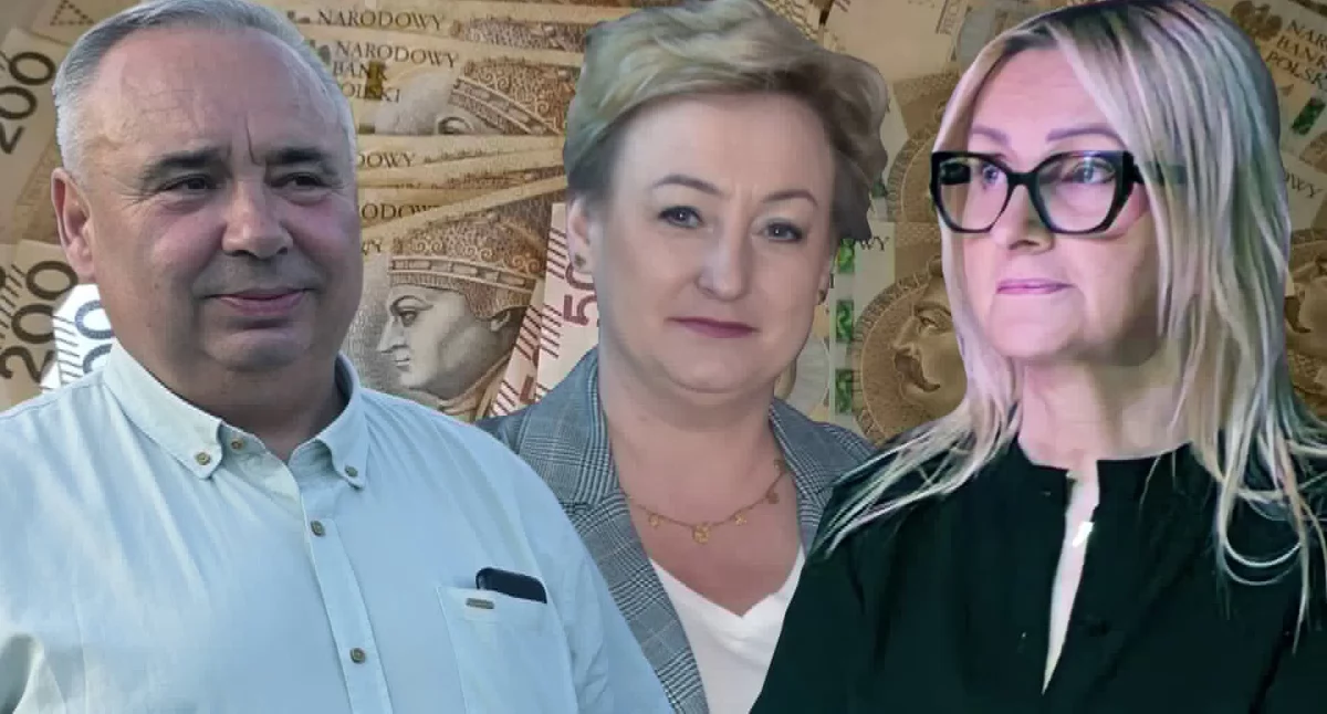 Na zdjęciu od lewej: Wójt Jacek Kurowski, Przewodnicząca Rady Gminy Agnieszka Zielińska oraz Sekretarz gminy Longina Oleszczuk / fot. Sławomir Rajch