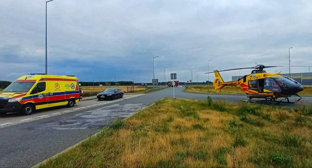 Zdjęcie pokazuje akcję ratowniczą. / Fot.: OSP Chojny 