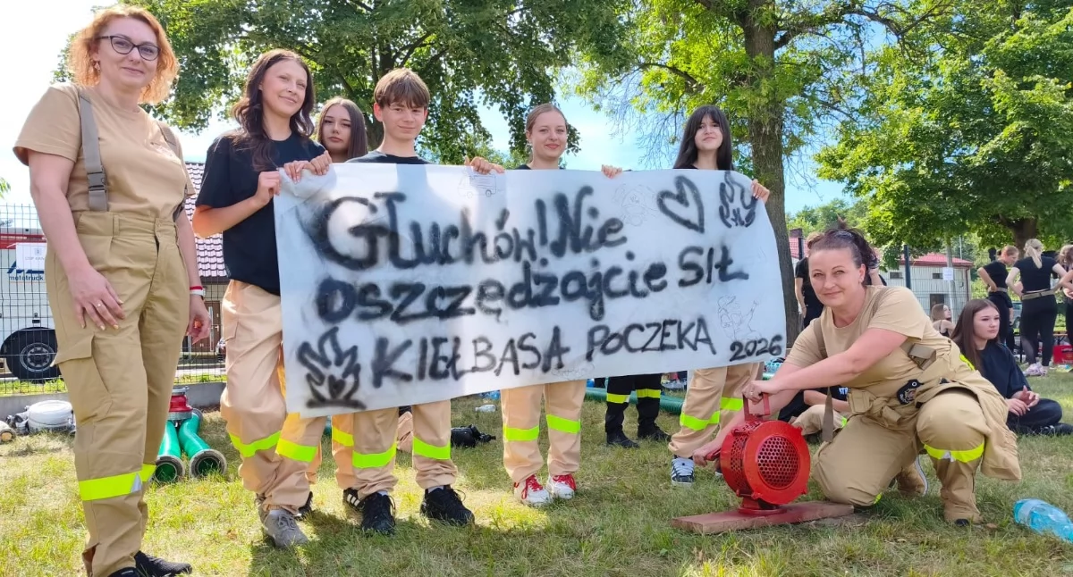 Na zdjęciu Gminne Zawody Sportowo-Pożarnicze 2026 jednostek z terenu gmin Osjaków i Konopnica. Osjaków 2026 / fot.: Joanna Major