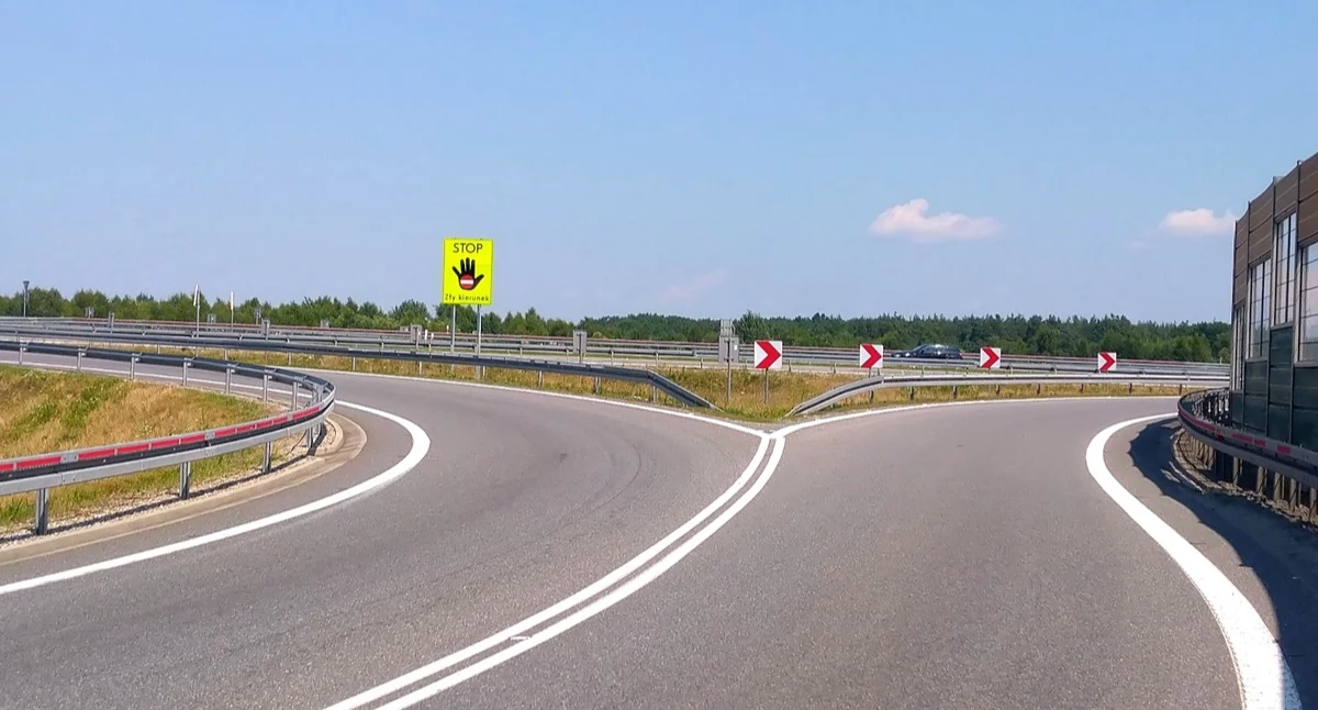Zdjęcie poglądowe autostrady A1 / Fot. KMP Piotrków Trybunalski 