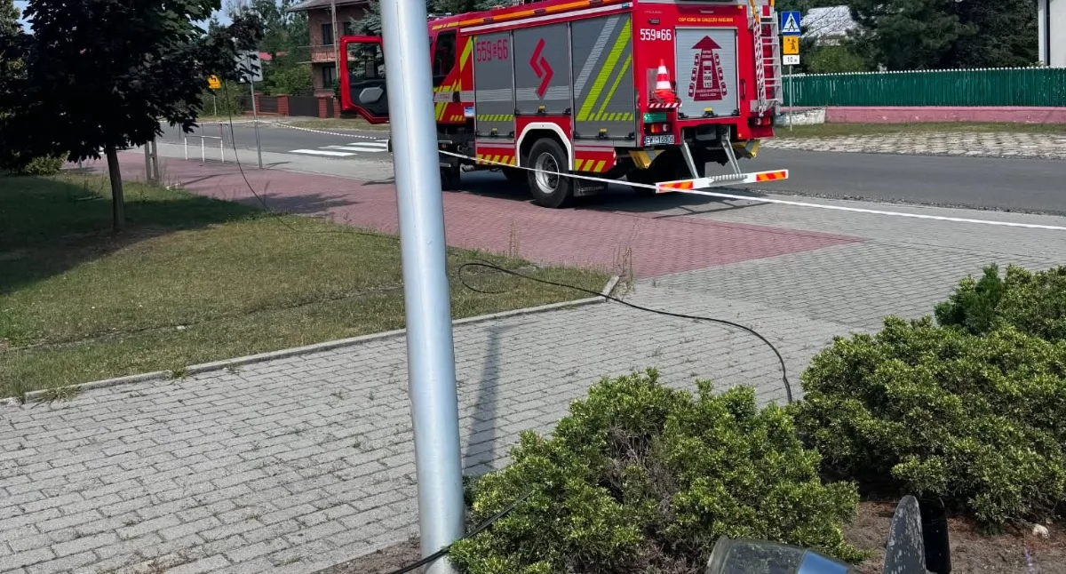 Zdjęcie z miejsca zdarzenia/fot.: OSP KSRG Załęcze Wielkie