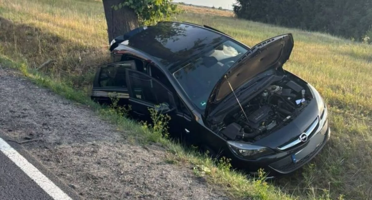 Wypadek na DK91 w powiecie piotrkowskim / fot. Komenda Miejska Policji w Piotrkowie Trybunalskim