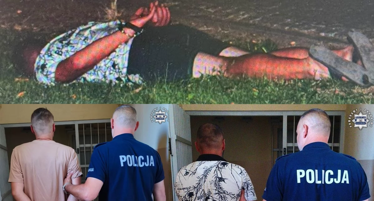 Zdjęcia z zatrzymania obywateli Ukrainy w Byczynie / fot.: KPP Kluczbork