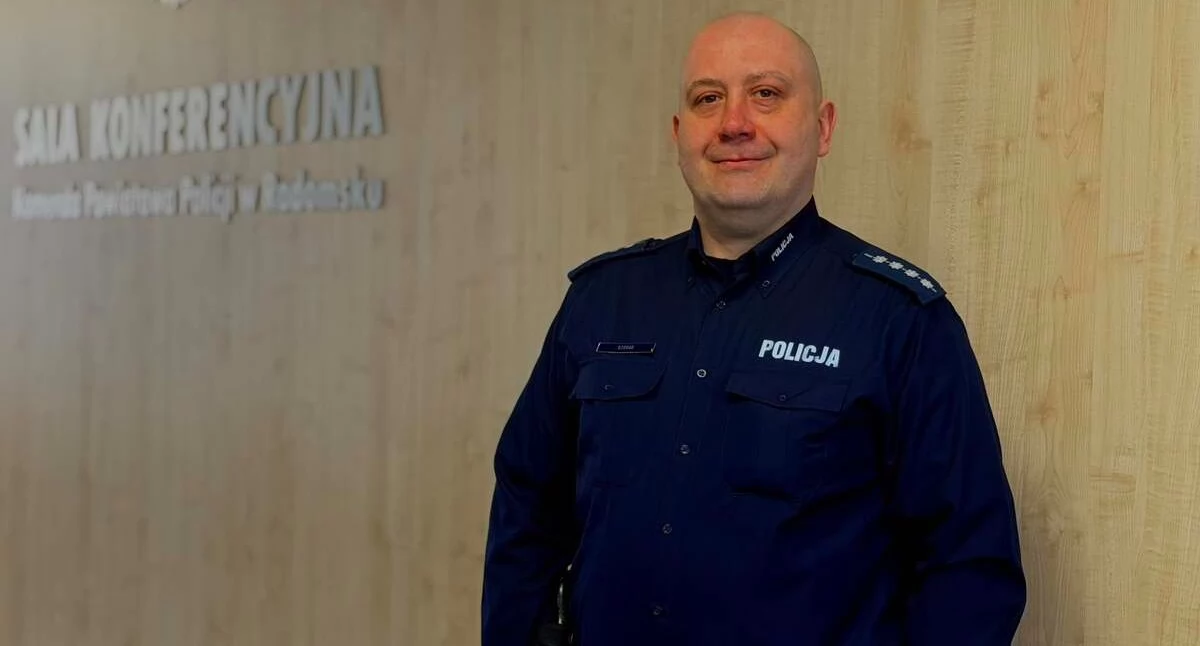Na zdjęciu dzielnicowy asp. sztab. Daniel Dawid / Fot. KPP Radomsko 