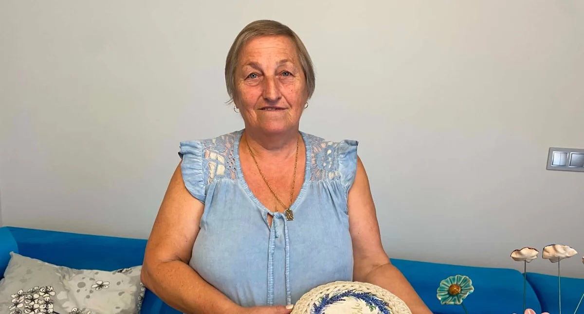 Na zdjęciu sołtys wsi Piekary w gminie Sulmierzyce Elżbieta Włodarczyk/fot.: Iwona Domagała