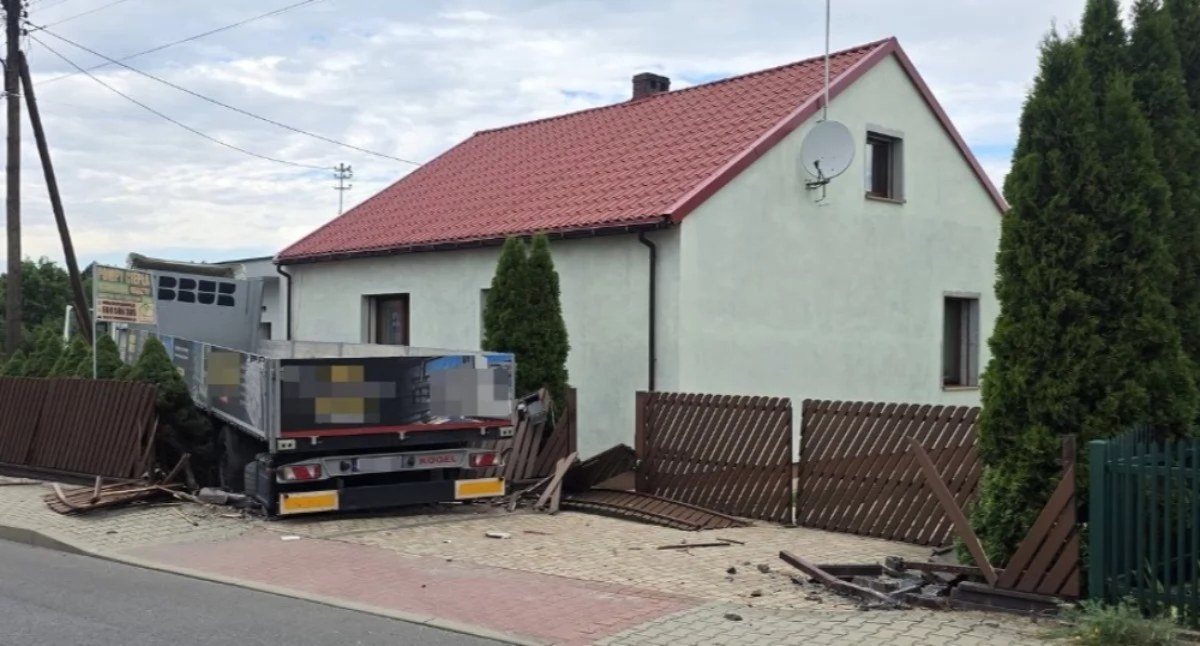 Na zdjęciu miejsce zdarzenia / Fot. KPP Radomsko 