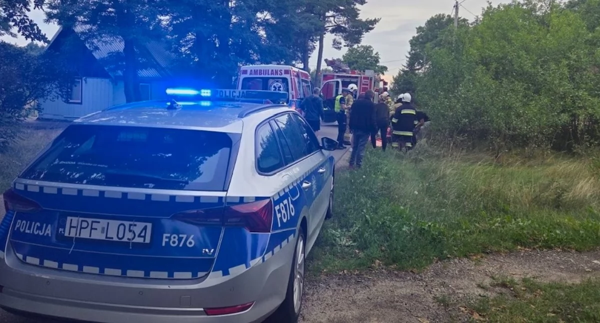 Na zdjęciu miejsce zdarzenia / Fot. KPP Pabianice
