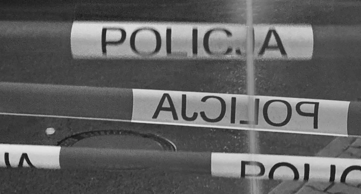 Zdjęcie napisów POLICJA / fot.: Sławomir Rajch
