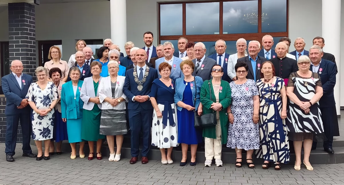 Zdjęcie ze Złotych Godów w gminie Strzelce Wielkie/fot.: Iwona Domagała