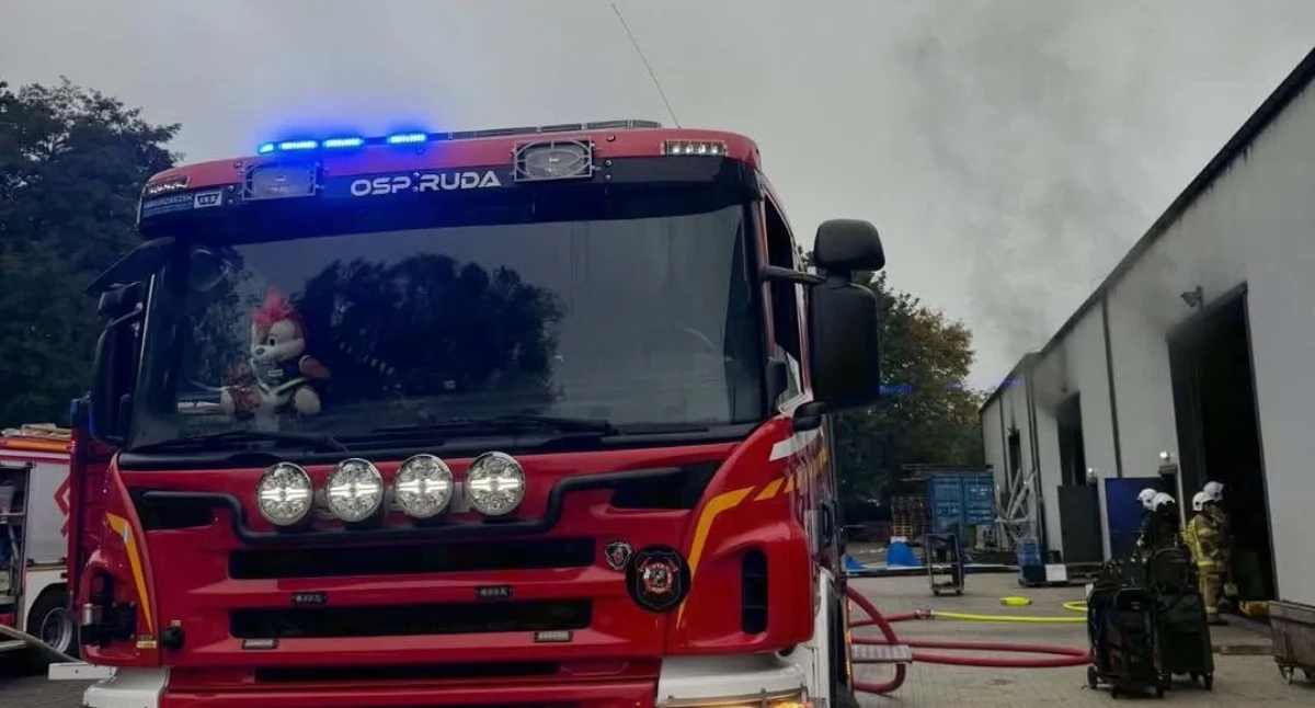 Zdjęcie z miejsca zdarzenia/fot.: OSP Ruda