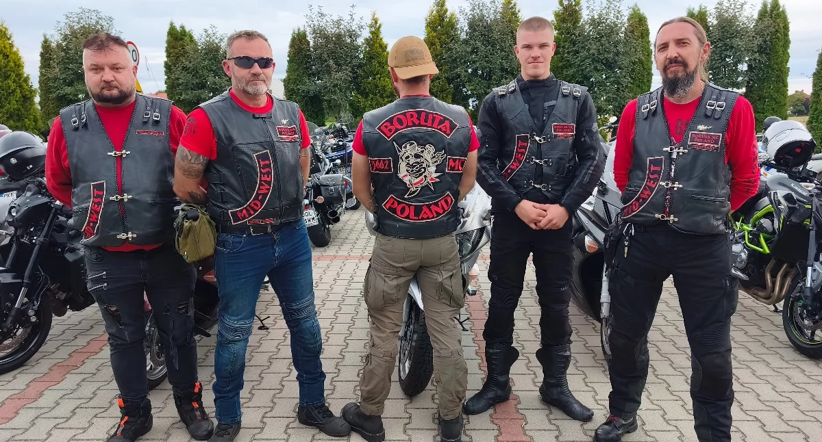 Na zdjęciu motocykliści z Boruta MC Poland Chapter Mid-West z Bełchatowa/fot.: Iwona Domagała
